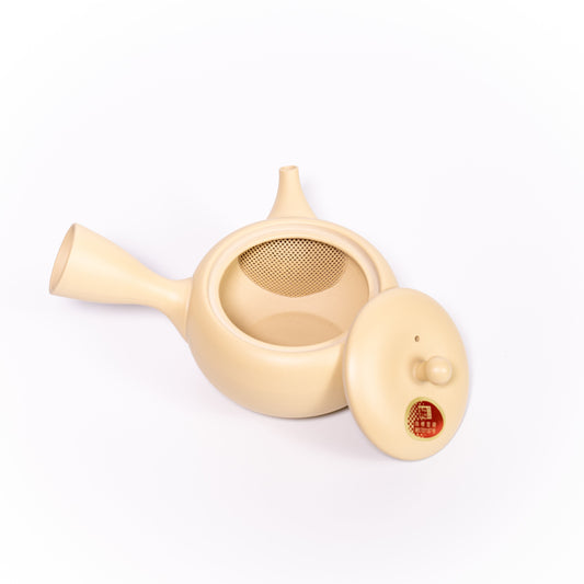 急須 日本茶インストラクター認定品 260cc クリーム色