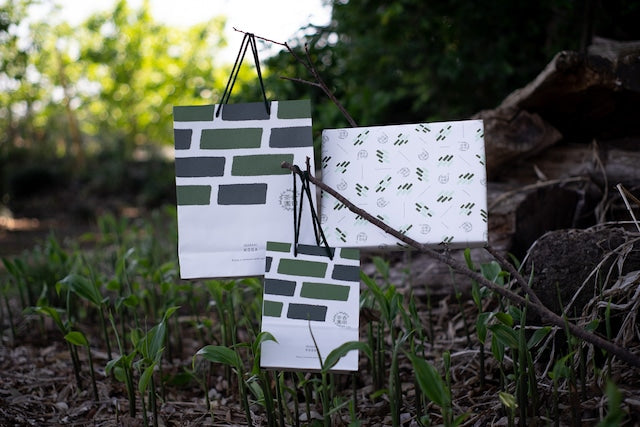 ギフトボックス（オリジナルデザイン包装紙 / 手提袋 大）