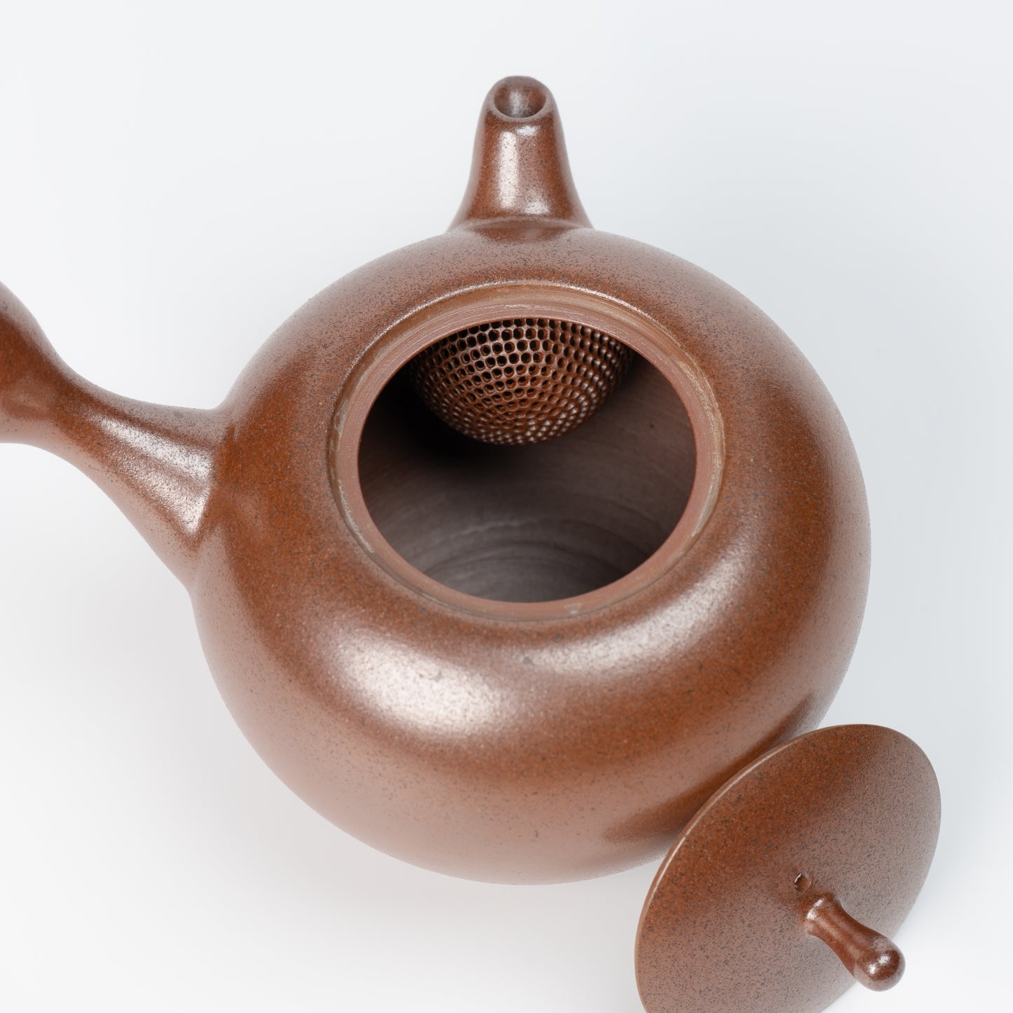 Shun Otsuki Purple clay wood-fired kiln Yokote teapot 071